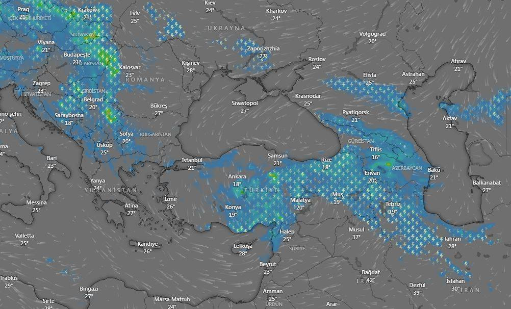 Meteorolojiden bölge ve saat verip uyardı! Fırtına geliyor - Resim: 7